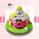 ТОРТ ЧЕШИРСКИЙ КОТ И АЛИСА